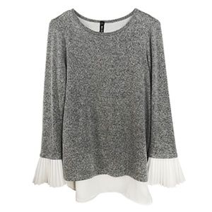 Design Lab By Lord & Taylor Layered Blouse Sweater